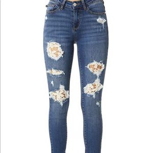 NWT skinny lace Judy Blue Jeans